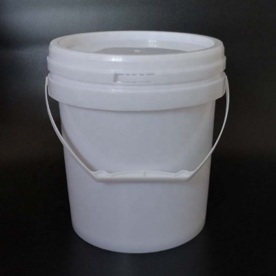 China high quality raw material PP 1 gallon plastic paint pail with custom logo