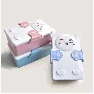 Wholesale Cute BPA Free Plastic Bento Box Cartoon Lunch Box For Kids