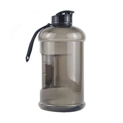 2.2L Plastic Water Bottle Large Capacity with Carrying Loop BPA Free Leakproof Jug Container Resin Fitness for Camping Training