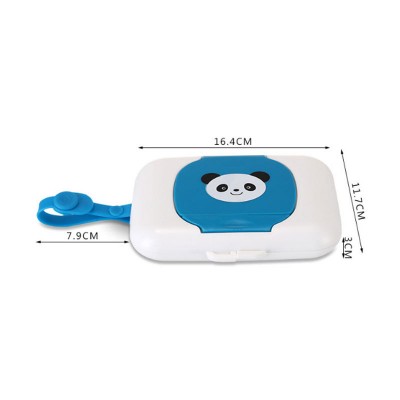 Customizable Press Pop-up Baby Wipes Tub Plastic Wet Tissue Box