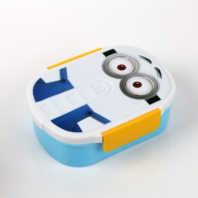 Portable Cartoon Lunch Box Minion Bento Lunch Container Food Box For Kids